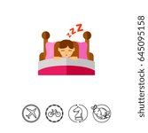 Sleeping Girl Icon