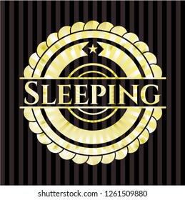 Sleeping gold emblem