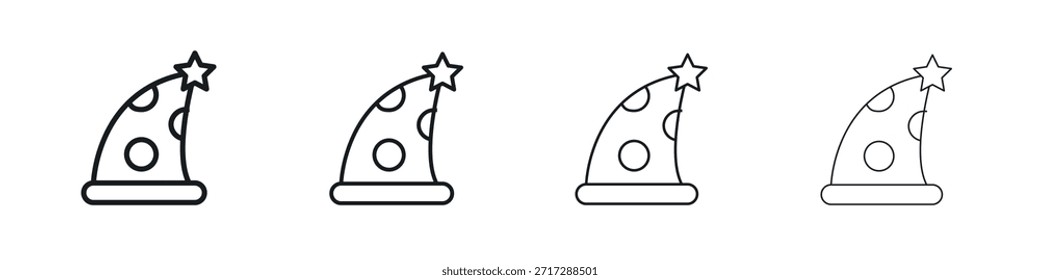 Ícone Sleeping Hat Eps10. ícones design gráfico