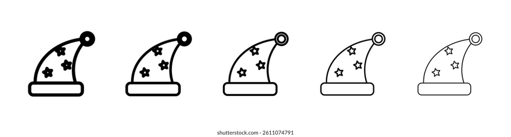 sleeping hat icon Symbol mark in Outline style