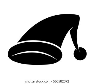 sleeping hat silhouette vector symbol icon design. Beautiful illustration isolated on white background
