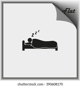 Sleeping icon.