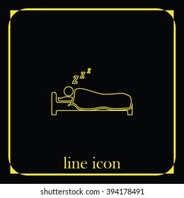 Sleeping icon.