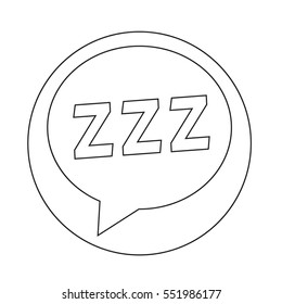 Sleeping icon