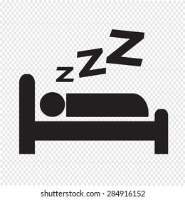 Sleeping icon design