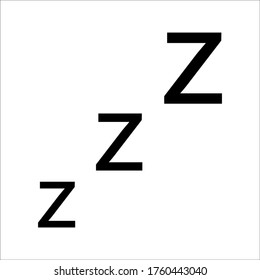 Sleeping icon design on white background