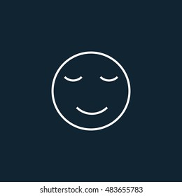Sleeping icon Vector Illustration Image Web Material icon  Flat 
