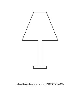 sleeping lamp icon. Element of web for mobile concept and web apps icon. Outline, thin line icon for website design and development, app development