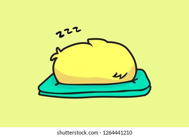 Sleeping Little Chicken