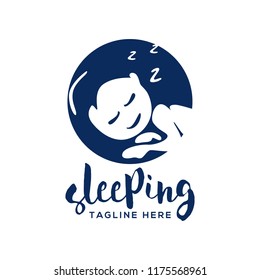 Sleeping Logo Design