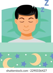 sleeping man icon vector illustration design flat