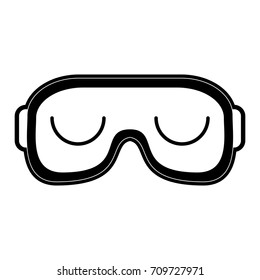 sleeping mask or blindfold closed eyes sleep related icon image 