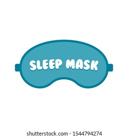 Sleeping mask  in flat design style, vector illustration.