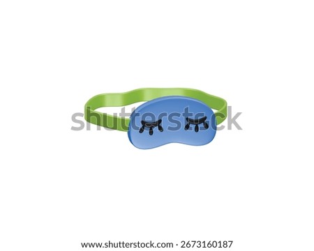  sleeping mask icon 3d illustration render