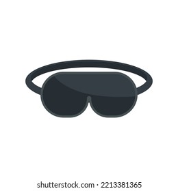 Sleeping mask icon. Flat illustration of Sleeping mask vector icon isolated on white background