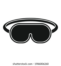 Sleeping mask icon. Simple illustration of Sleeping mask vector icon for web design isolated on white background