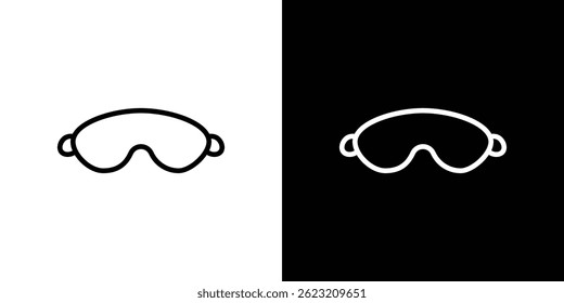 Sleeping mask icon vector illustration for web and mobile