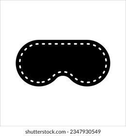 Sleeping mask line style icon. vector illustration on white background