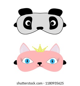 Sleeping Mask Vector Design illustration