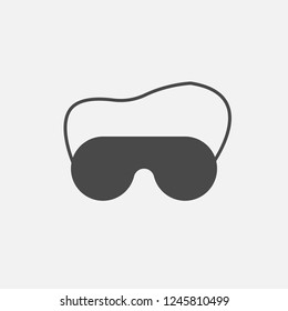 Sleeping mask vector icon