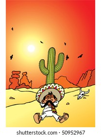 Sleeping Mexican - Cactus