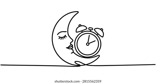 Sleeping Moon and Alarm
