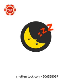 Sleeping Moon Icon