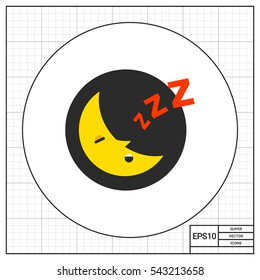 Sleeping Moon Icon