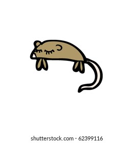 sleeping mouse cartoon