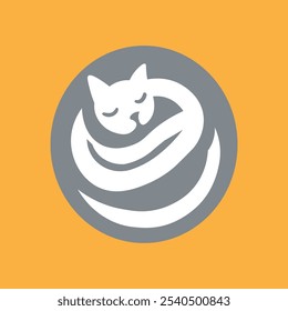 Sleeping Pet Logo iconic artwork