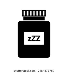 Icono de somnífero ilustrado en Vector