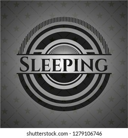 Sleeping realistic dark emblem