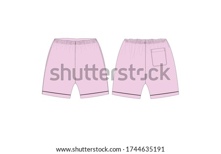 sleeping suit tech pack for manufacturer help editable vector format 