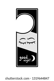 sleeping tag for door