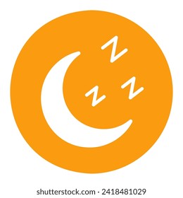 Icono de sólido vector de tiempo durmiente. Signo de reloj de la luna. Símbolo gráfico del sitio web de fitness y pérdida de peso y diseño de aplicaciones, logotipo, aplicación, interfaz de usuario