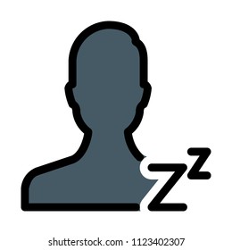 Sleeping User sign