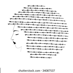 Sleeping woman