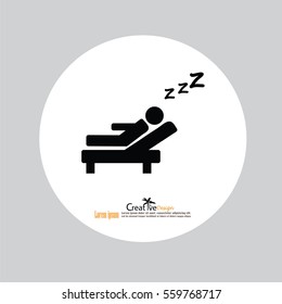 sleeping.Sleep Related Vector Icons.vector illustration.