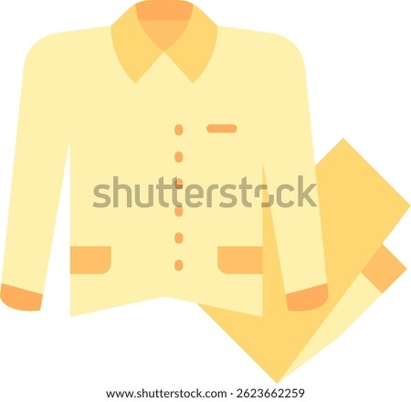 Sleepwear Line vector Icon Design