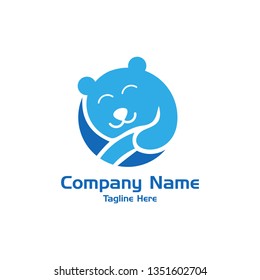 Sleepy Baby Bear Vector