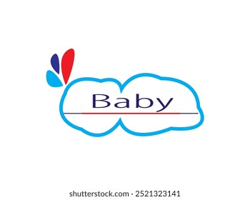 Its a sleepy baby  logo design