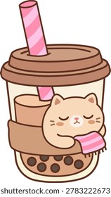 Sleepy Cat Boba Tea