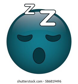 sleepy emoticon funny icon