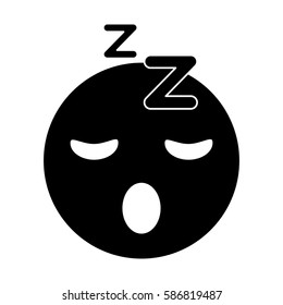 sleepy emoticon funny pictogram