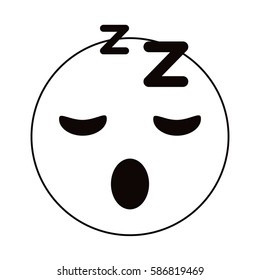 sleepy emoticon funny thin line