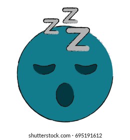 sleepy eyes zzz emoji icon image 