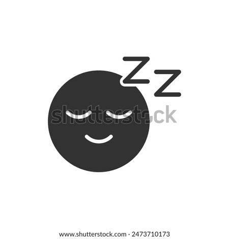 Sleepy Face Icon Sign Symbol
