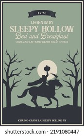 Sleepy Hollow Bed and Breakfast | Farmhouse | Print | EPS10