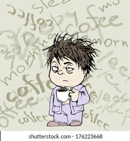 Sleepy person