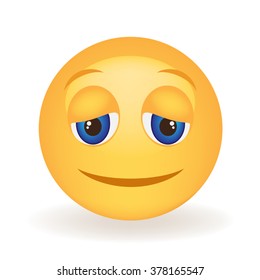 Sleepy Smiley Face